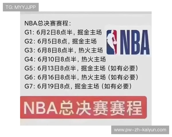 NBA总决赛赛程调整确保球员恢复充足时间